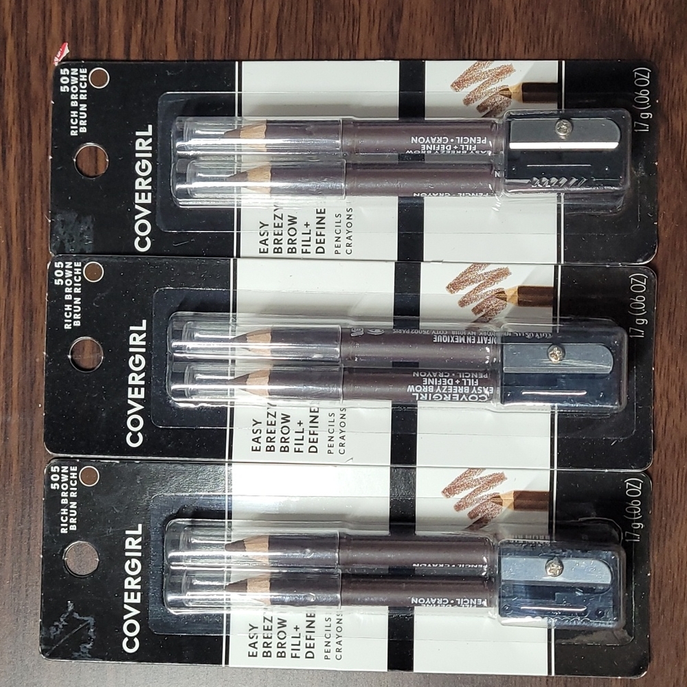 Covergirl Eyebrow Pencil (Set Of 3)